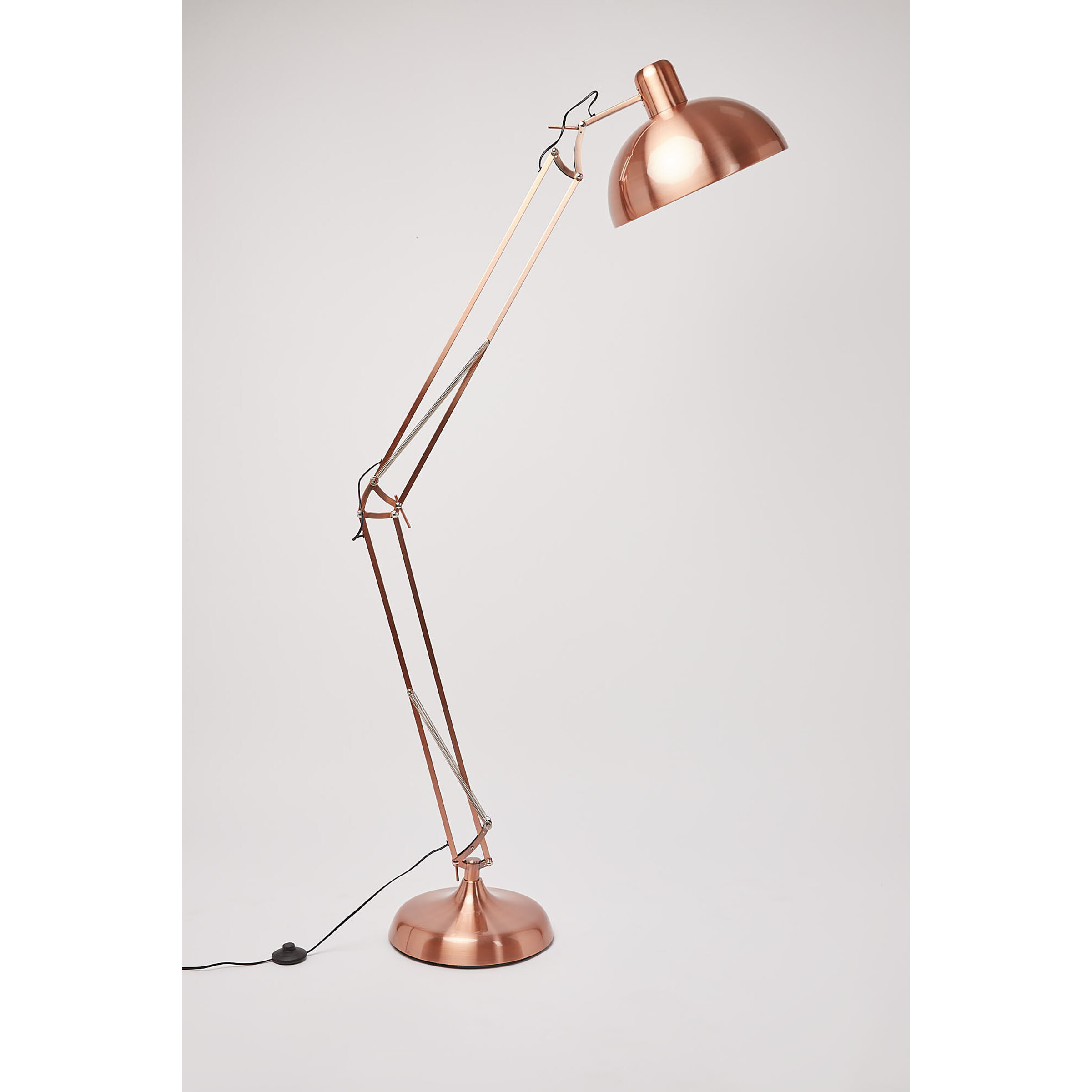 Copper Angled Floor Lamp