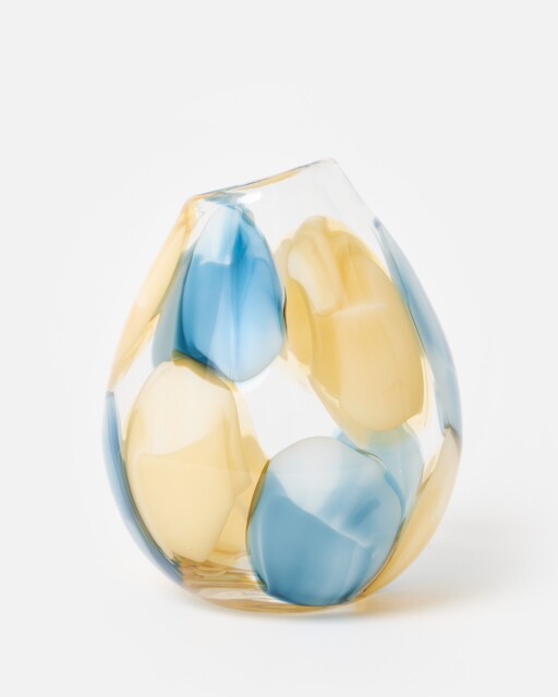 Kai Spot Blue Glass Vase