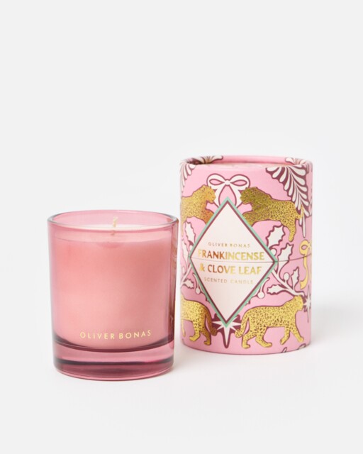 Stately Frankincense & Clove Leaf Scented Candle