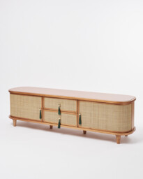 Kinship Rattan Terracotta TV Cabinet