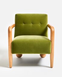 Pablo Green Velvet Accent Chair