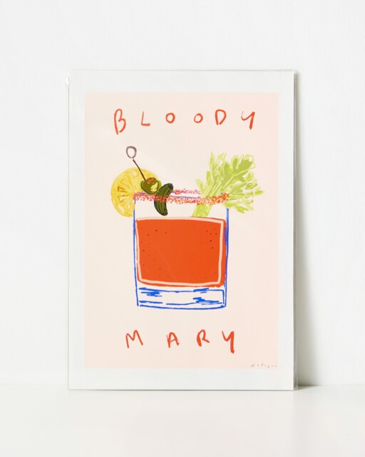 Bloody Mary Wall Art Print