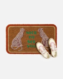 Cheetah Rectangluar Doormat