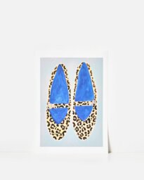 Leopard Shoes Wall Art Print