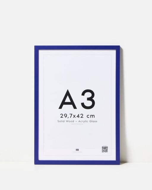 Cobalt Blue Wall Art Frame