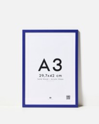 Cobalt Blue Wall Art Frame