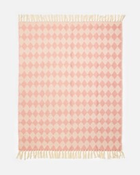 Henlow Peach Geometric Throw