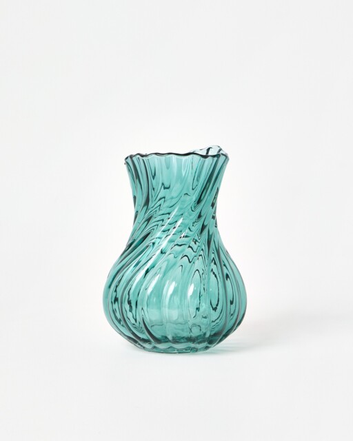 Palau Twisted Large Glass Vase