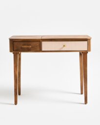 Tinta Pink Stripe Mango Wood Dressing Table