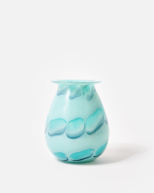 Palo Blue Glass Vase