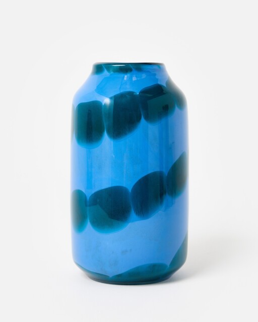 Elton Blue Glass Vase