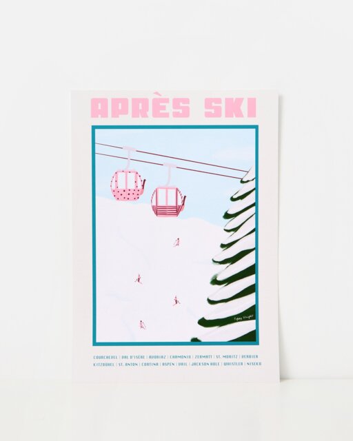 Apres Ski Wall Art Print