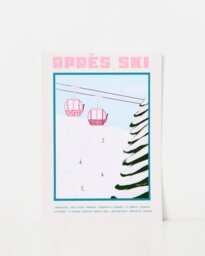 Apres Ski Wall Art Print