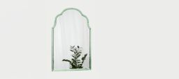 Aurora Green Curve Wall Mirror Extra Large