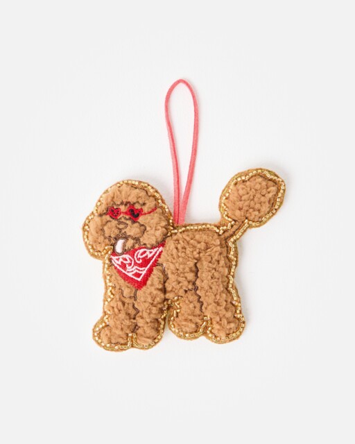 Cockapoo Embellished Christmas Tree Decoration