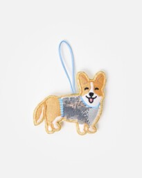 Corgi Embellished Christmas Tree Decoration