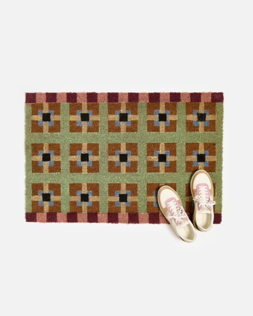 Square Tile Rectangular Doormat