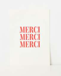 Merci Wall Art Print