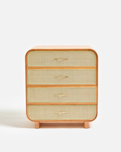 Sabina Mindi Wood Chest of Drawers