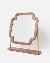 Safira Wooden Square Dressing Table Mirror