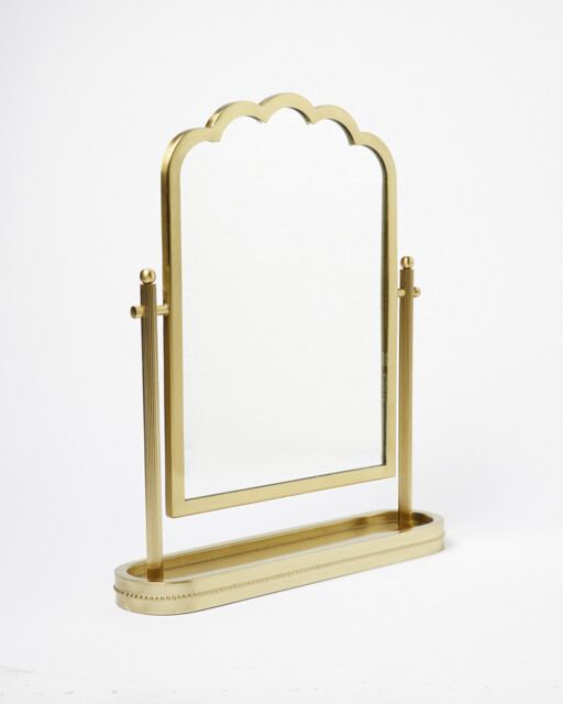 Gold Classic Dressing Table Mirror by Oliver Bonas | uFurnish.com