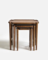 Safira Brown Nesting Side Tables Set of Three