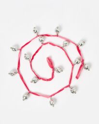Silver Disco Ball Christmas Garland