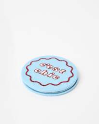 C'est Chic Blue Compact Mirror