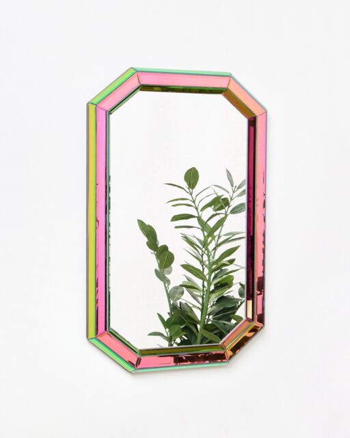 Iridescent Tile Wall Mirror