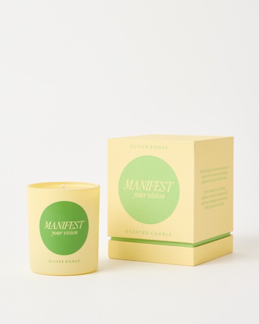 Manifest Your Vision Cedarwood Scented Candle