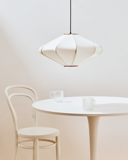 Bianca Terracotta & White Diamond Pendant Lamp Shade