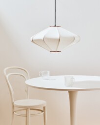 Bianca Terracotta & White Diamond Pendant Lamp Shade