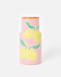 Limon Pink Ceramic Vase