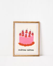 Chateau Gateau Embroidered Framed Wall Art