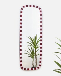 Alyssa Red & Pink Full Length Mirror