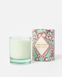 Stately Pomegranate & Patchouli Scented Candle
