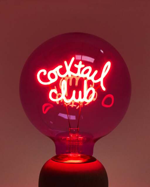 Cocktail Club Pink E27 LED Light Bulb