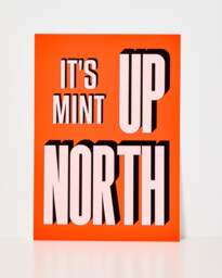 Mint Up North Wall Art Print