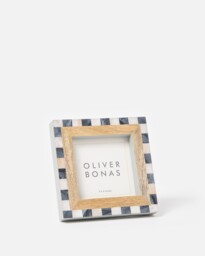 "Pablo Chequerboard Square Photo Frame 4x4"""