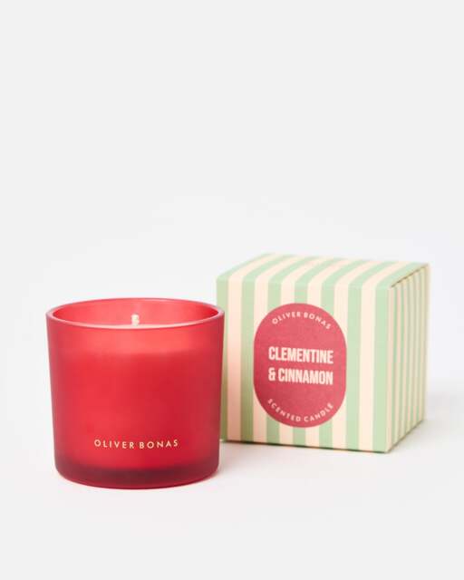 Clementine & Cinnamon Scented Candle