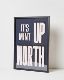 It's Mint Up North Framed Wall Art