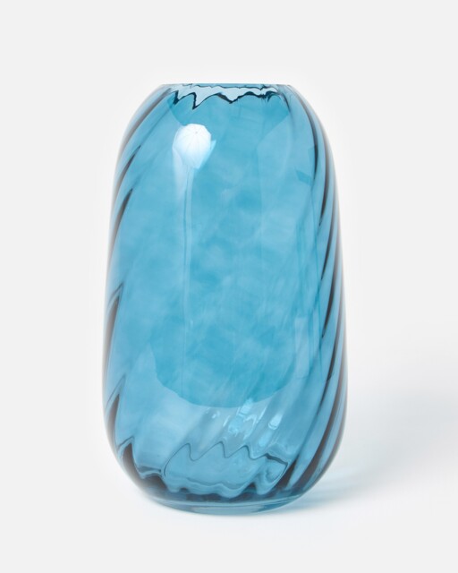 Manon Blue Glass Vase