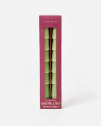 Christmas Tree Dinner Candles Set of Two