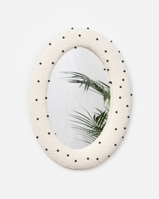 Pois Polka Dot Oval Wall Mirror