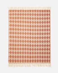 Henlow Cinnamon Geometric Throw