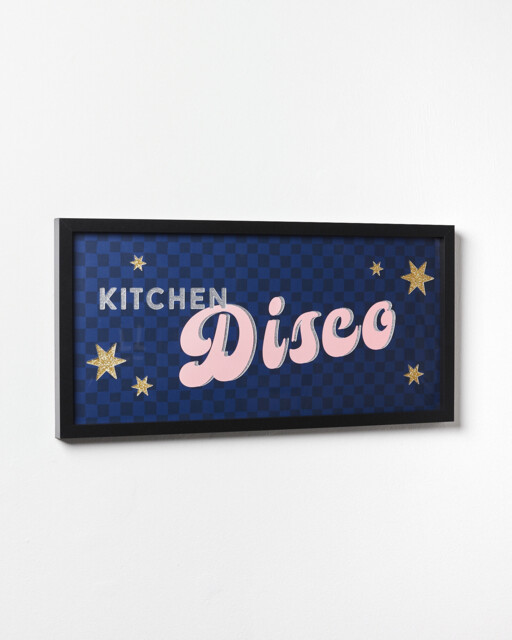Kitchen Disco Framed Wall Art