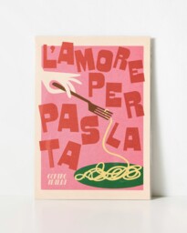 L'amore Pasta Wall Art Print