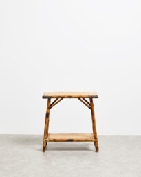 Tortuga Brown Rattan Side Table