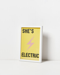 She's Electric Framed Wall Art