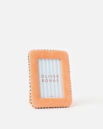 "Dulce Orange Velvet Photo Frame 6x4"""